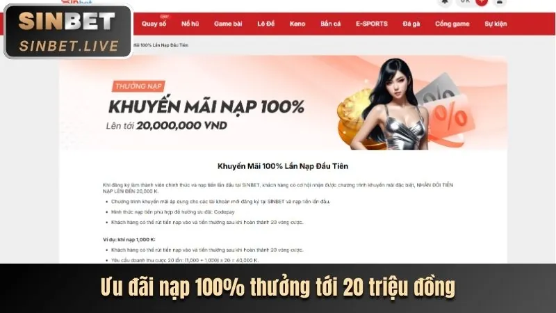 Chương trình hoàn trả vin88